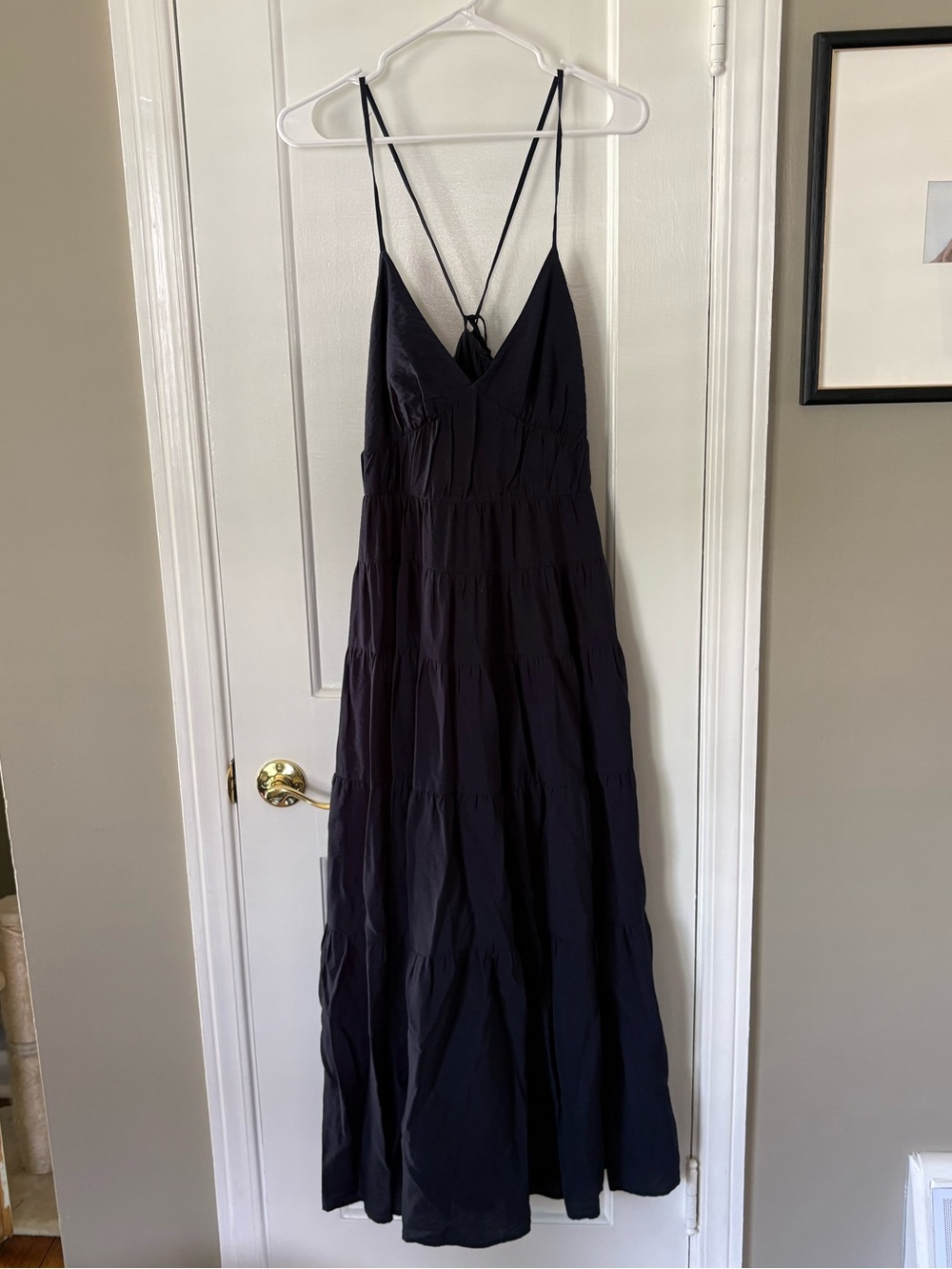 Abercrombie & Fitch Women’s Maxi Dress - Navy Blue